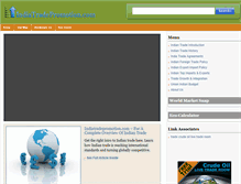 Tablet Screenshot of indiatradepromotion.com